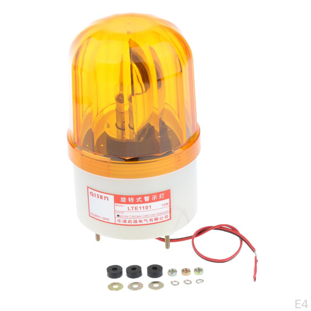 12 LED Warning Light Workshop Round Truck Car Signal