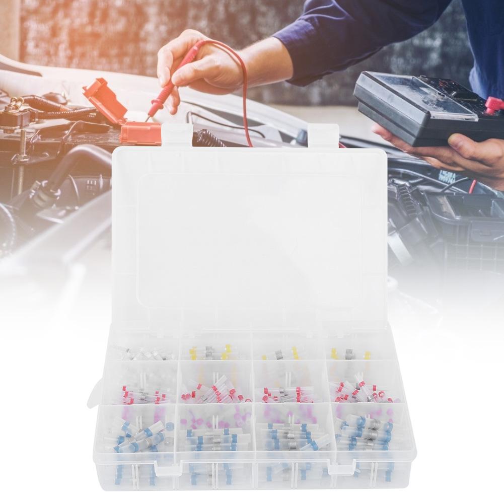 200PCs Solder Connector Terminal Insulation Waterproof Heat Shrink Seal Power Control Accessory