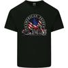 Amerikanischer Stolz Motorrad Biker Chopper Kinder T-Shirt Kinder