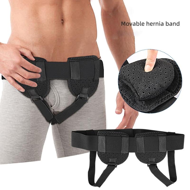 Bauchstützgürtel Doppelseitiger Leistenstützgürtel Ergonomisches Design zur Hernienentlastung und zum Sportschutz