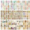 Moin Moin Sticker Set Tags Per Type X 7 Types 210 Bulk Set 2210sl210 Tags, 7-type (30 = Tags) (retro/fairy Tale/fancy/letter/date/world Map/flower