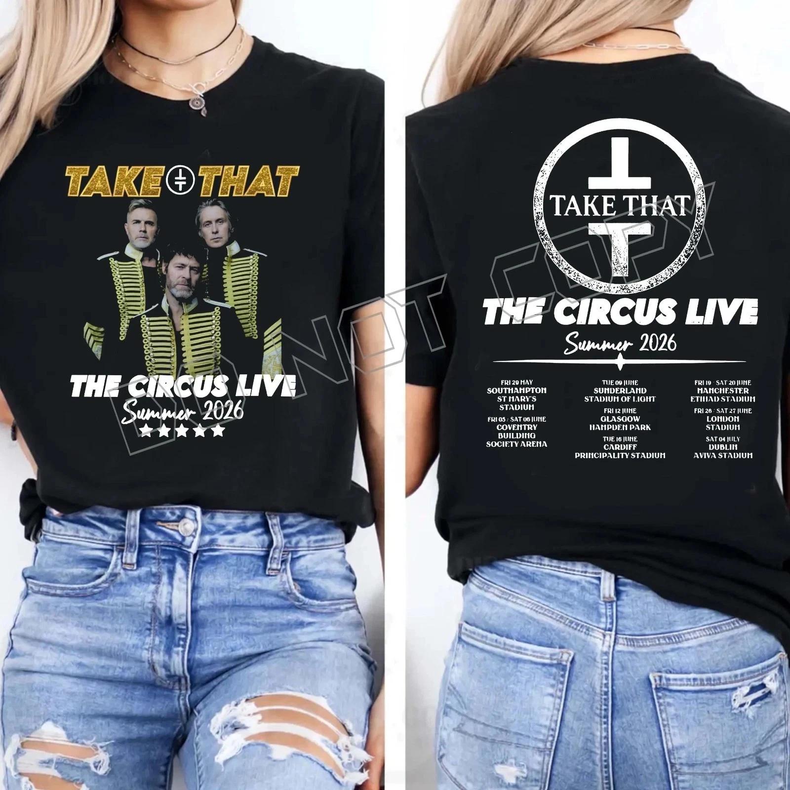 Take That the Circus Live Summer Tour 2026 Unisex T-shirt 3XL