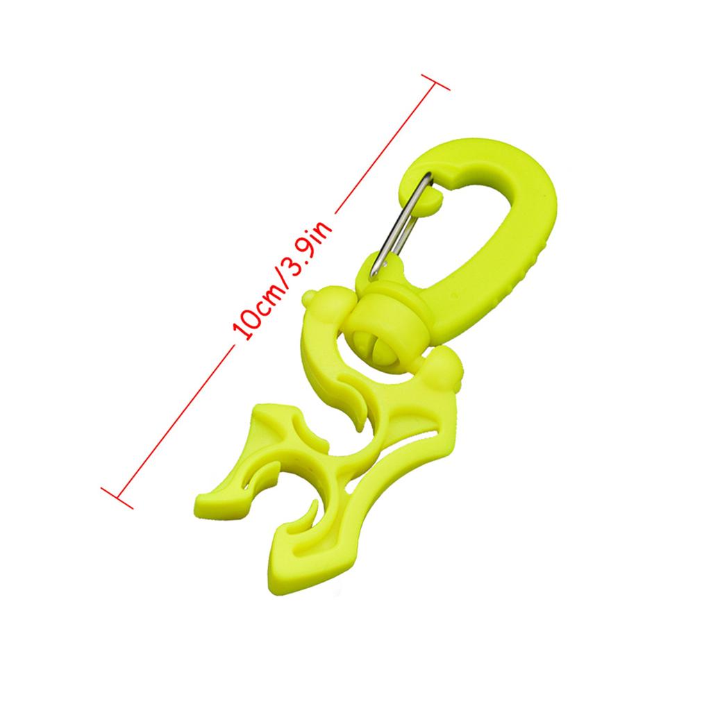 2 Packs Scuba Diving Double BCD Regulator Hose Holder with Clip Suit for Low High Pressure Hoses Regulators Gauges