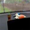 Japanese Cat Console Ornament: Trendy ZAKKA Resin Figure for Desktop or Car