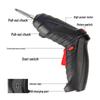 Rechargeable Mini Electric Screwdriver & Hand Drill Set - Multifunctional, Deformable, Lithium Battery-Powered for Household Use