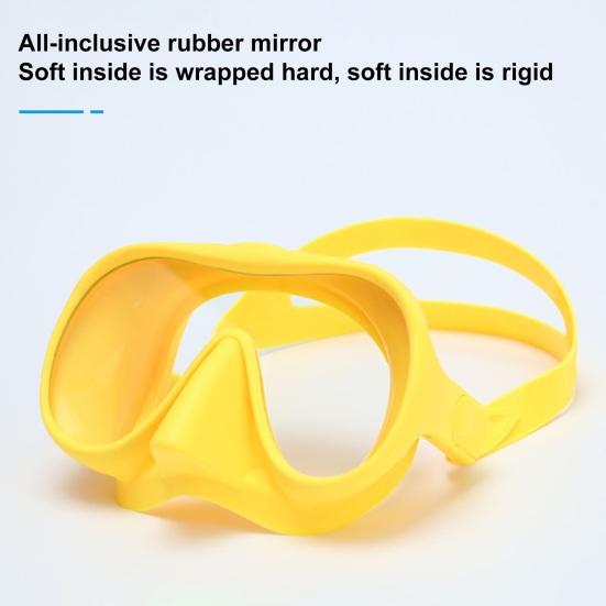 Schwimmbrille mit gehärteter Glaslinse Hohe Klarheit Antibeschlag Ergonomisches verstellbares Design Unterwasser
