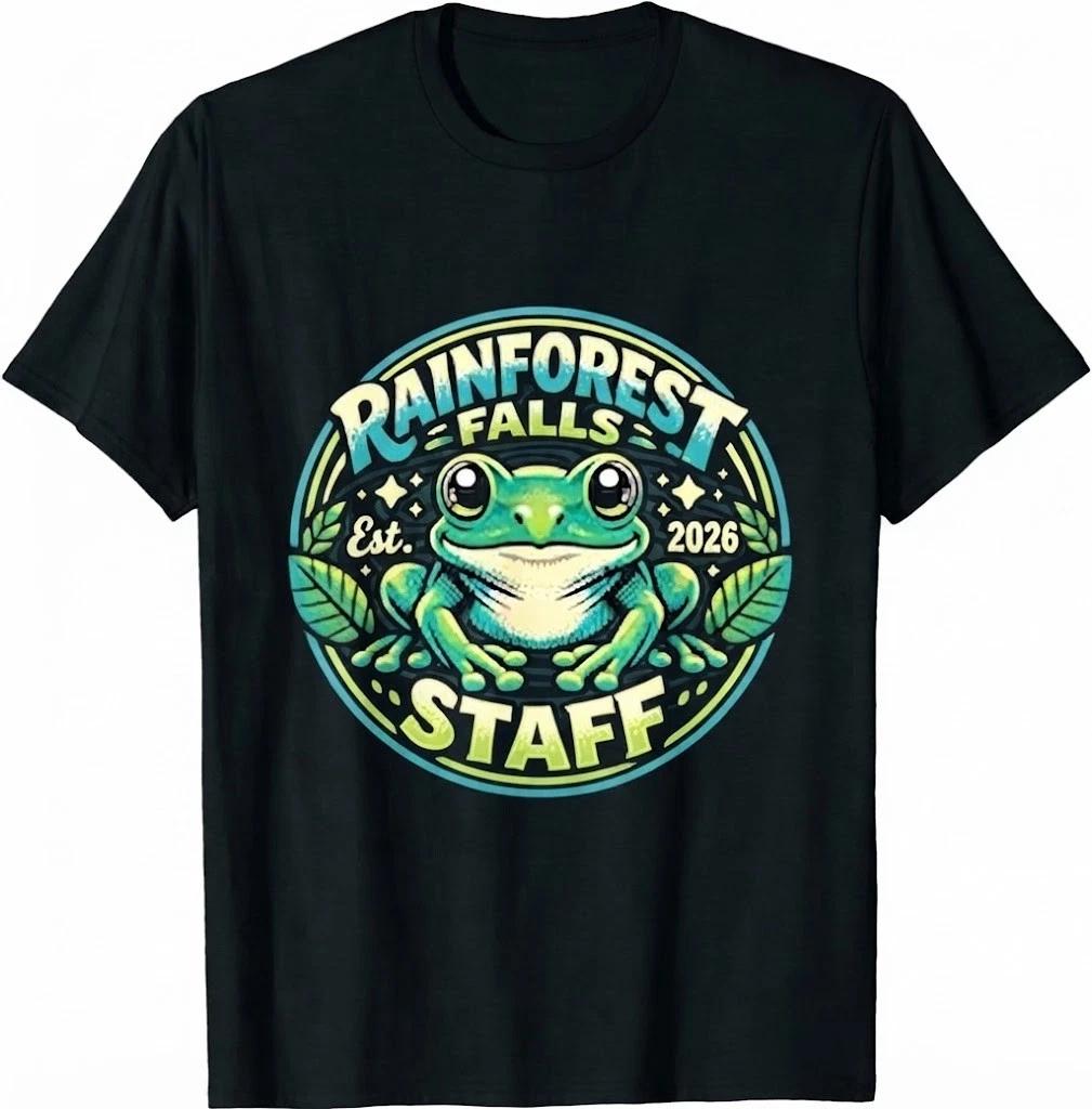 Rainforest Falls VBS 2026 Staff Vacation Bible School T Shirt 4XL