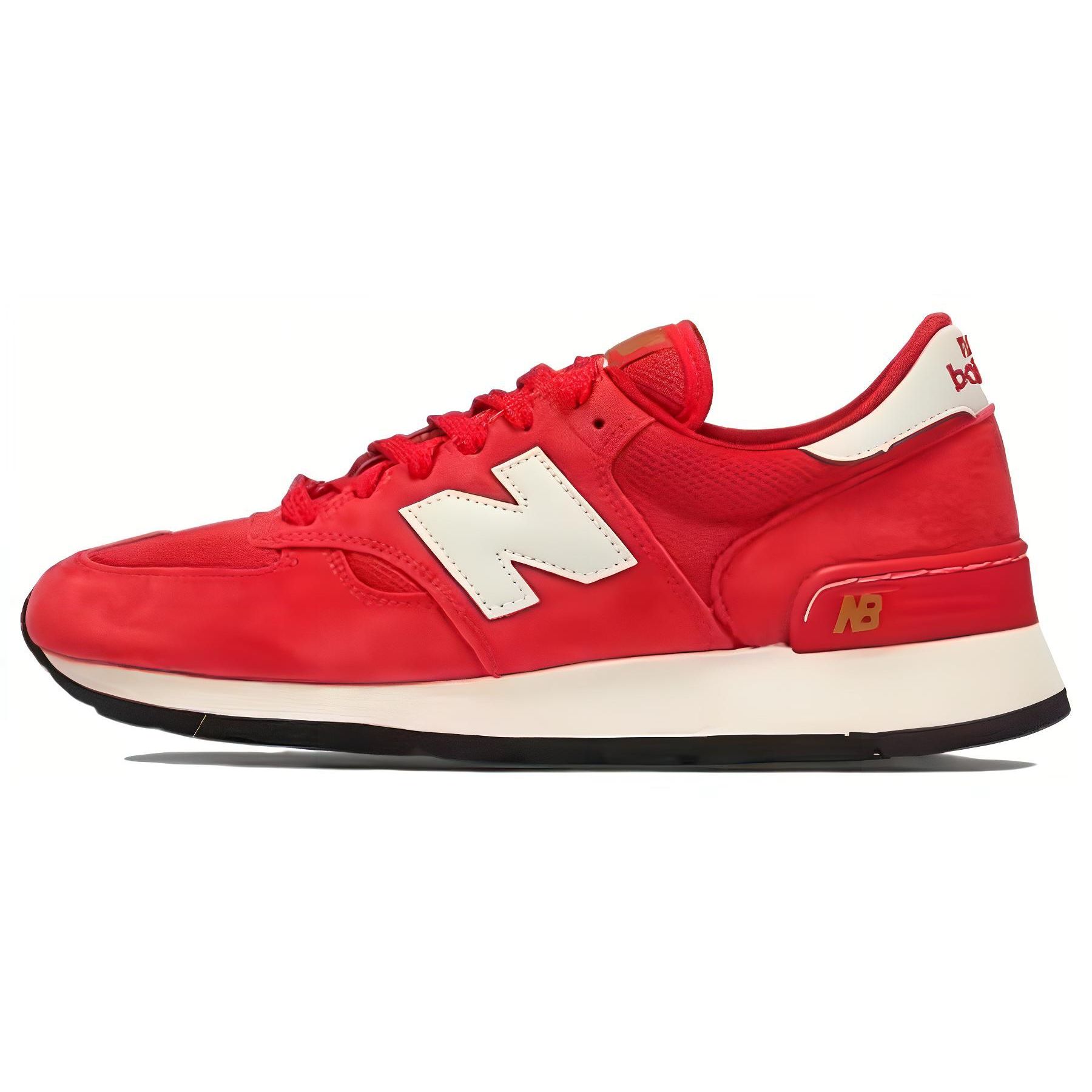 

New Balance Nb 990 V1 Durable Versatile Low-Top Running Shoes Men Sneakers Red M990CVT 44