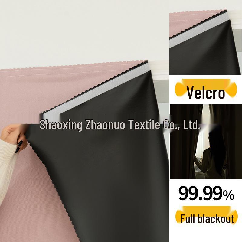 Velcro 2025 Blackout Curtains - Punch-Free, Self-Adhesive Sunshade for Bedroom