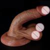 Hautgefühl, realistischer großer Dildo, flexibler Penis, Schwanz mit Saugnapf, weibliche Masturbation, Strapon-Dildo für Frauen und Männer