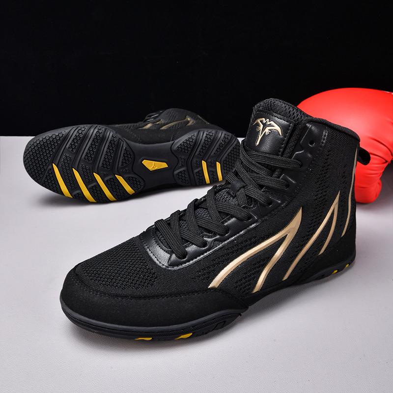 Luxury Boxing Shoes Men Lightweight Boxing Sneakers Comfortable Anti Slip Footwears for Wrestling