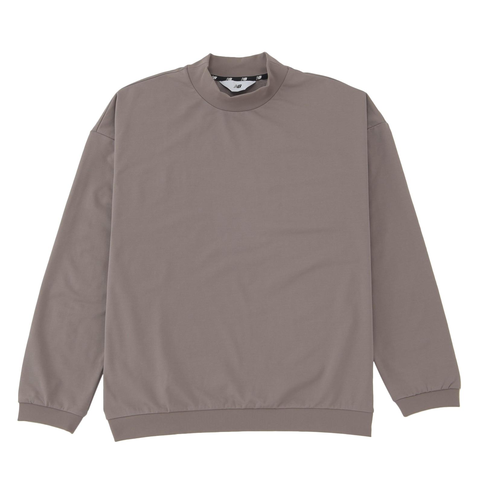 New Balance Sweatshirts Men s Khaki Crew Neck Moderate AMT25003-MS L