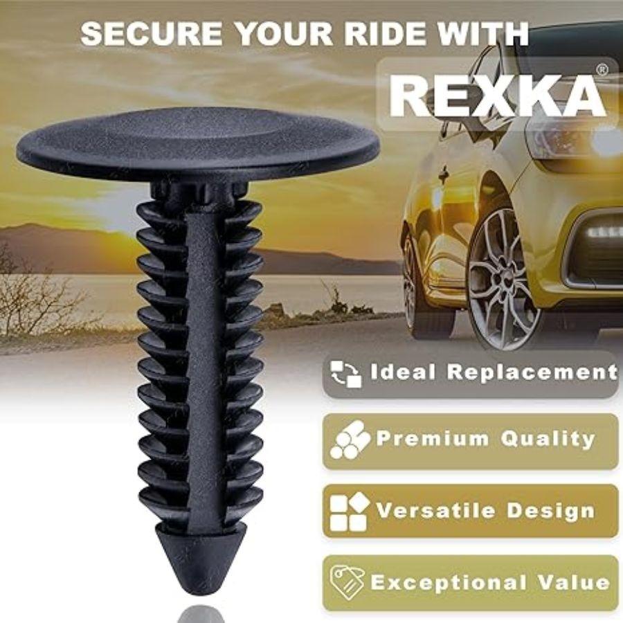 41pcs M6.3 Splash Shield Wheel Cover Bumper Cover Retainer Clip 40pcs+Remover