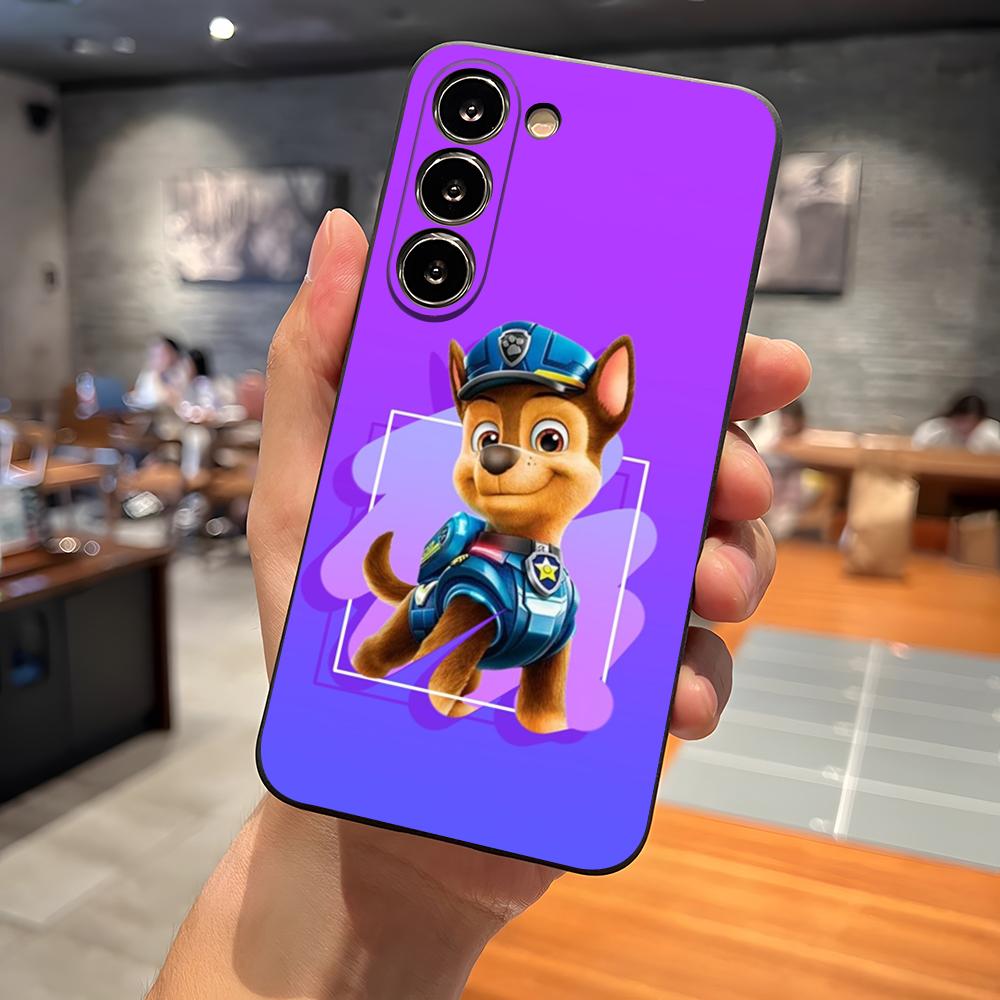 Cartoon Paws P-Patrols Phone Case For Samsung S23 Ultra S24 S22 S20 Fe S21 Plus A54 A34 A24 A53 A13 A16 Back Cover