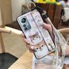 Protective Kickstand Phone Case For Blackview A85 Waterproof Ring Cartoon Lanyard Soft Case Dirt-resistant Shockproof
