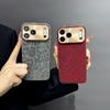Matte PU Leopard Print Phone Case For iPhone 17 Air 16 15 14 Plus 13 12 11 Pro Max Full Plating Soft Bumper NonSlip Cover