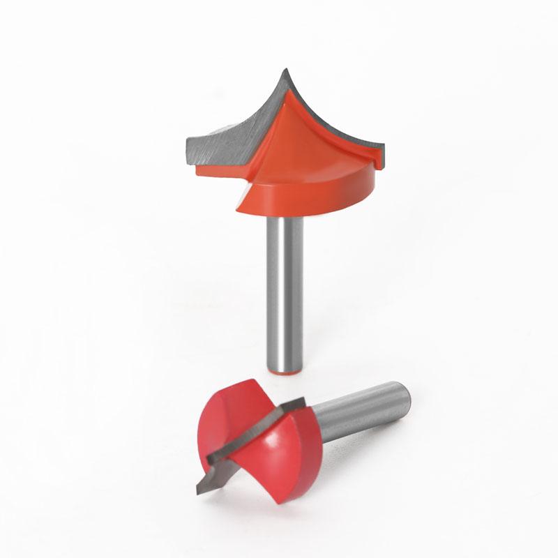 Utensili CNC con gambo da 1pc 6mm utensili da taglio shaker con punta tonda in metallo duro solido per la lavorazione del legno