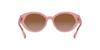 Coach Sunglasses HC8364U CH569 Milky Pink Gradient Lens 55 Pink/Transparent Frame/Brown
