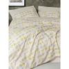 Parure de lit - 1 housse de couette 220 x 240 cm + 2 taies d'oreiller 60 x 60 cm - 100% coton renforcé - Beige