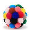 Hachi Colorful Yarn Bell Ball: Elastic Plush Toy for Kittens & Cats