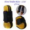 Horse Tendon Boots Front Hind Leg Protect Equestrian Support Protective Gear
