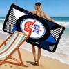 Asciugamano da Spiaggia Stampato FC Hansa Rostock, Asciugamano Grande Morbido Asciugatura Rapida per Spiaggia Campeggio Nuoto