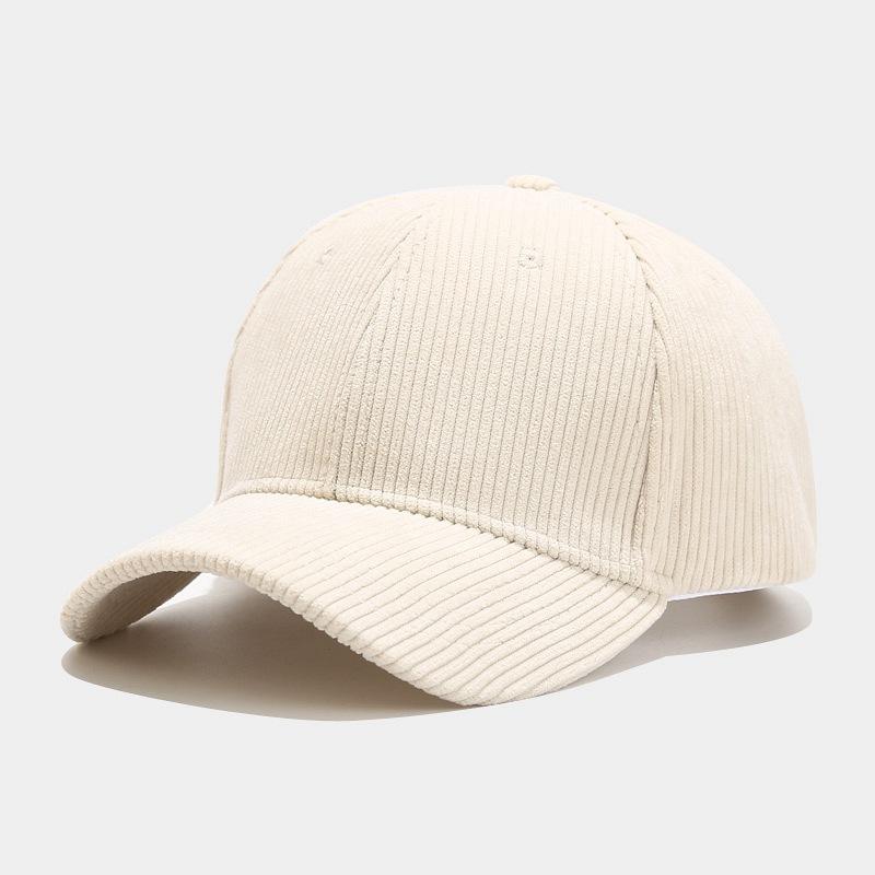 Spring Autumn Corduroy Baseball Cap Unisex Vintage Baseball Hat Women Men Outdoor Adjustable Hip Hop Gorras Snapback