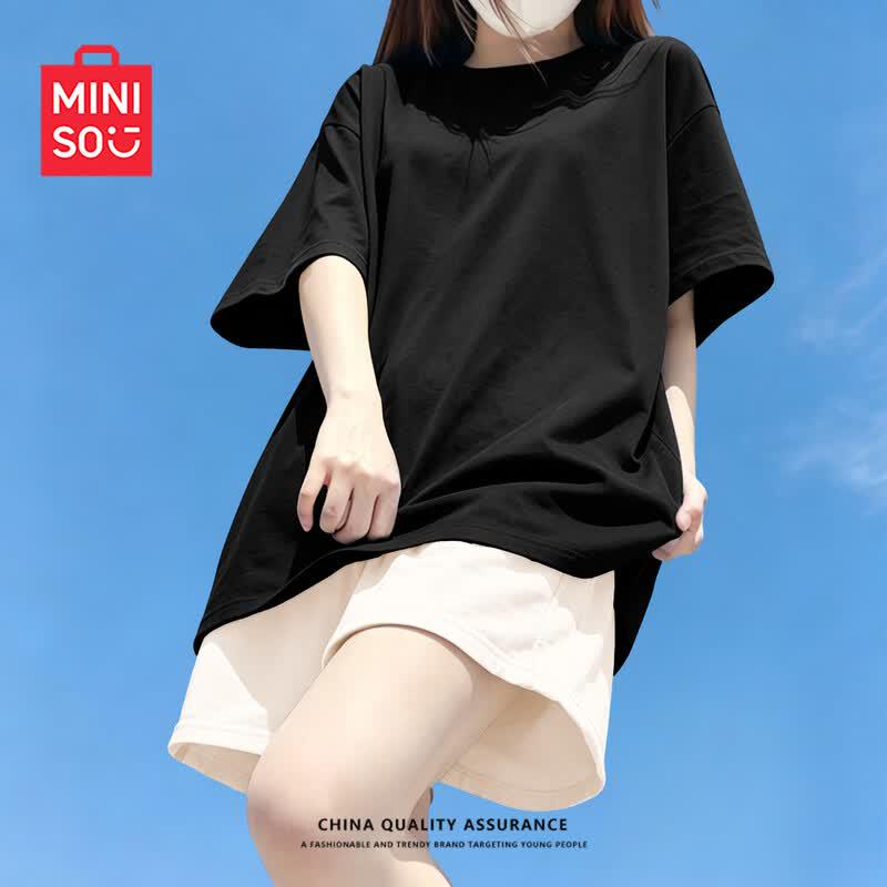 MINISO Women's Summer Short Sleeve & Shorts Sport Set