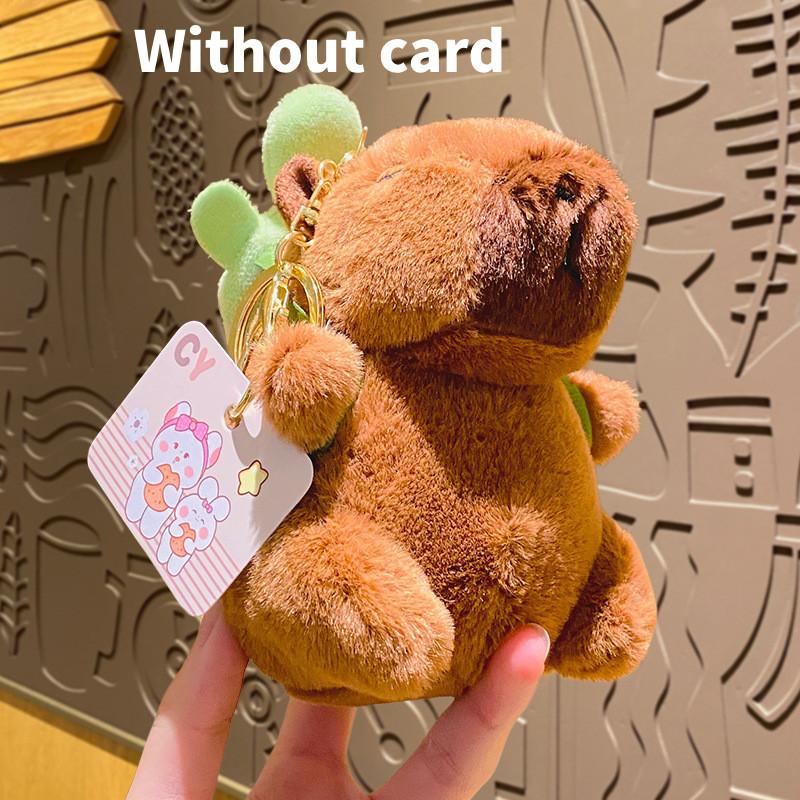 

Capybara Plush Toy Keychain Backpack Pendant Cartoon Creative Style Tortoise