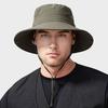 Summer Outdoor Water-Repellent Mountaineering Fisherman Hat Men's Big Head Thin Quick-Drying Hat