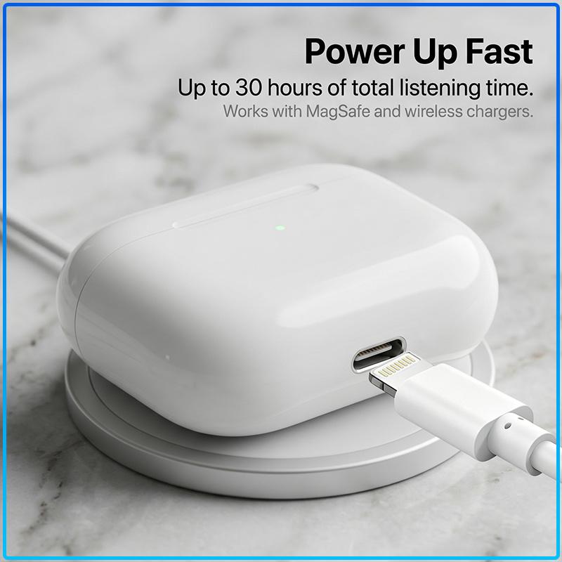 Apple AirPods 3 True Wireless sluchátka s čipem H1, automatické párování, dotykové ovládání, prostorový zvuk, bezdrátová sluchátka pro chytré telefony iOS a Android