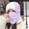 Bow Pattern Pullover Hats Cold Proof Cycling Mask New Ear Protection Cap  Winter