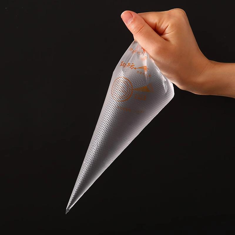 Disposable Pastry Bag with Stainless Steel Tip for Baking and Cake Decorating