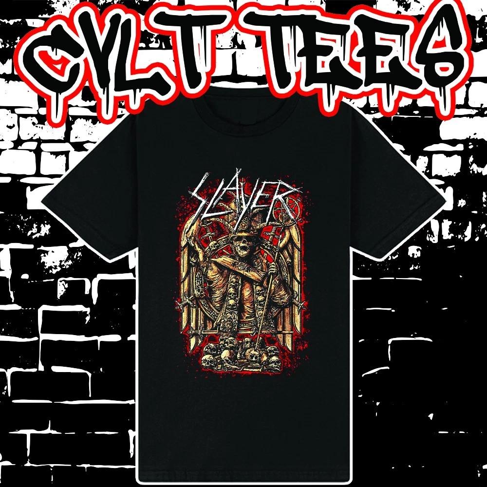 Men s and Women s T-shirts Slayer Band Tee ~ 100% Australian Cotton L