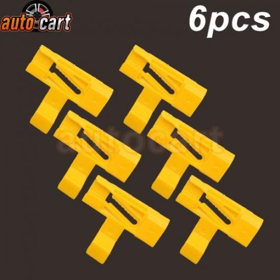 

6pcs Windshield Moulding Side Trim Clip 9484524 For Volvo S60 XC70 V70 2000-2009