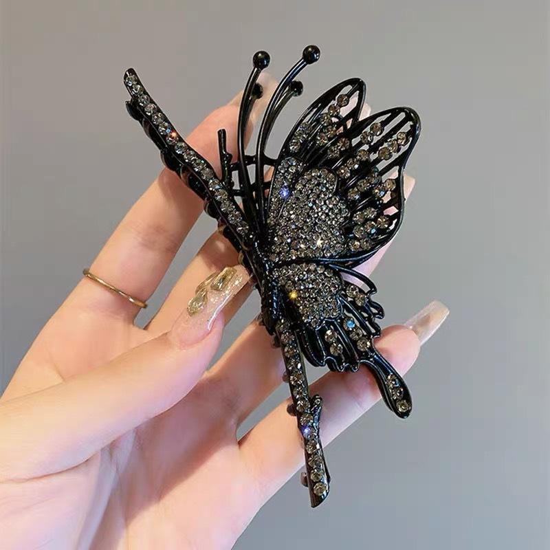 Alloy Womens Back-of-Head Grabber Large High-End Hair Claw Clip Summer 2026 Shark Clip Headpiece Japan and Korean Style