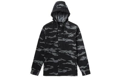 Vans Tiger Stripe Camouflage Hooded Long Sleeve Jacket VN0A36JLXGS