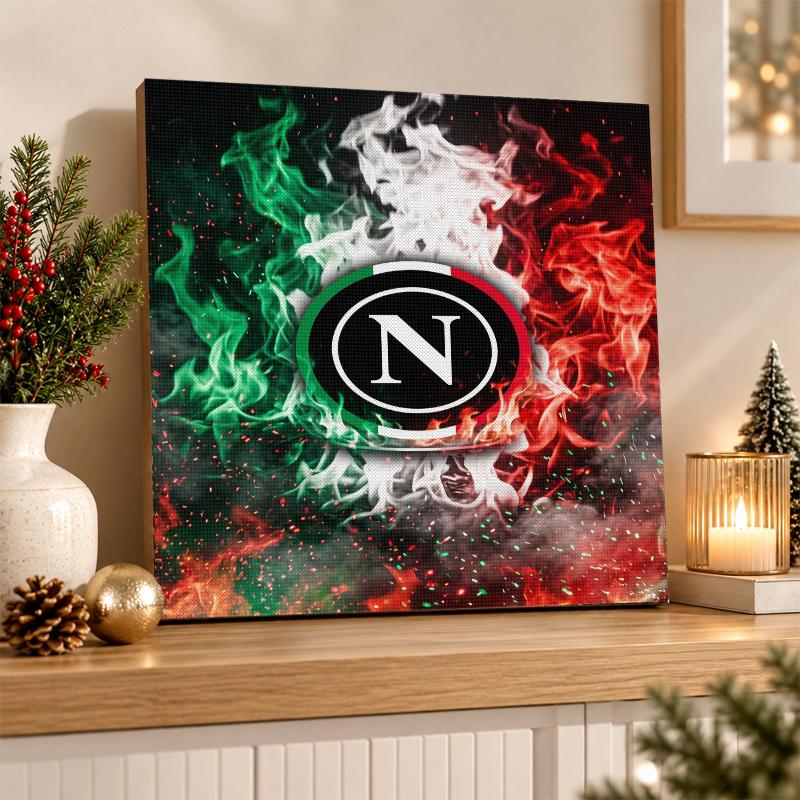 Napoli FC Diamond Painting Kit 5D Full Drill DIY Diamond Mosaic Wall Art Home Decor