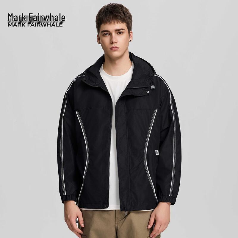 

Mark Fairwhale Men s Hooded Casual Jacket 2XL