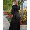 Spring New Waist Lace-up Elegant Satin Dress