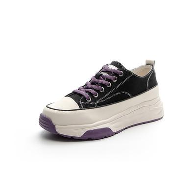 2025 New Casual Fashion Versatile Platform Canvas Shoes Women's Retro Niche Ins Casual Sports White Shoes