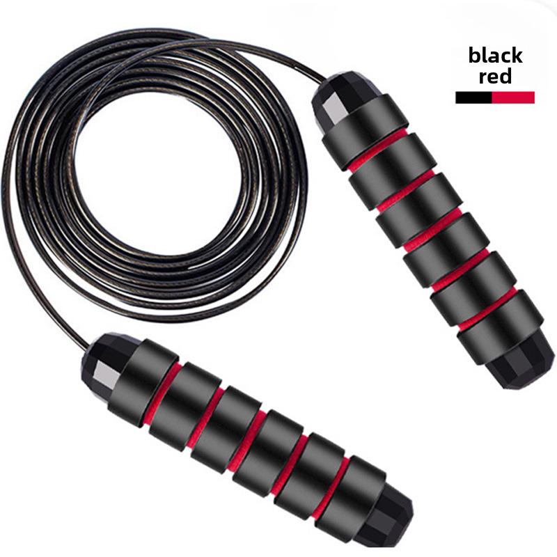 Coarda de sarit din sarma de otel pentru studenti si adulti - Coarda de sarit din PVC pentru fitness si exercitii