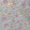 Laser Sliver Star Ocean Dolphin Whale Shoal of Fish Bubbles Sea Marine Organisms Nail Art Sticker Self Adhesive Manicure Decal