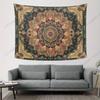 Golden Mandala Tapestry Excellent Home Decoration Bedroom Dorm Wall Hanging Background Cloth Festival Gift