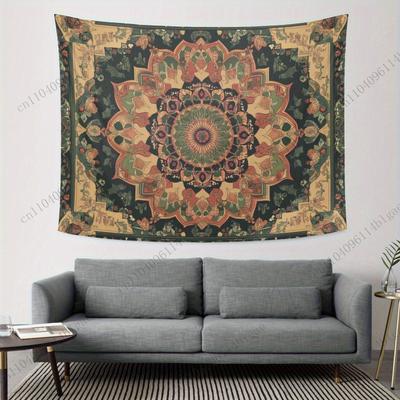Goldener Mandala Wandteppich Ausgezeichnete Heimdekoration Schlafzimmer Wohnheim Wandbehang Hintergrundtuch Festivalgeschenk