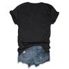 Europese maten T-shirt met korte mouwen en letterprint
