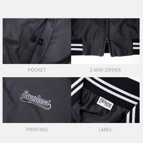 Pre-order 2025 EXO FANMEETING EXO'verse Varsity Jacket + Photo Card Set