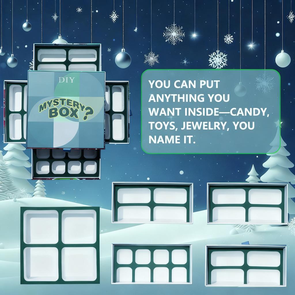 Christmas Rotating Gift Box Christmas Eve Candy Packaging