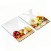 Decorative Glass Chopping and Serving Boards for Fruits and Vegetables 2x40x52 Cm