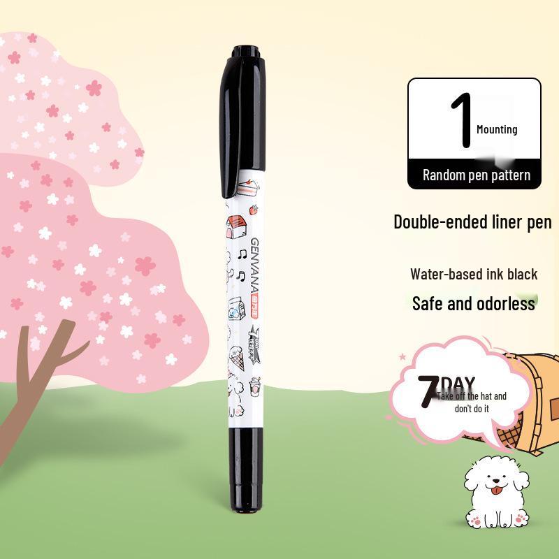Jin Wannian G-09918 Odorless Quick-dry Fineliner Art Pen for Students